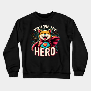 Caped Companion Paw-er Crewneck Sweatshirt